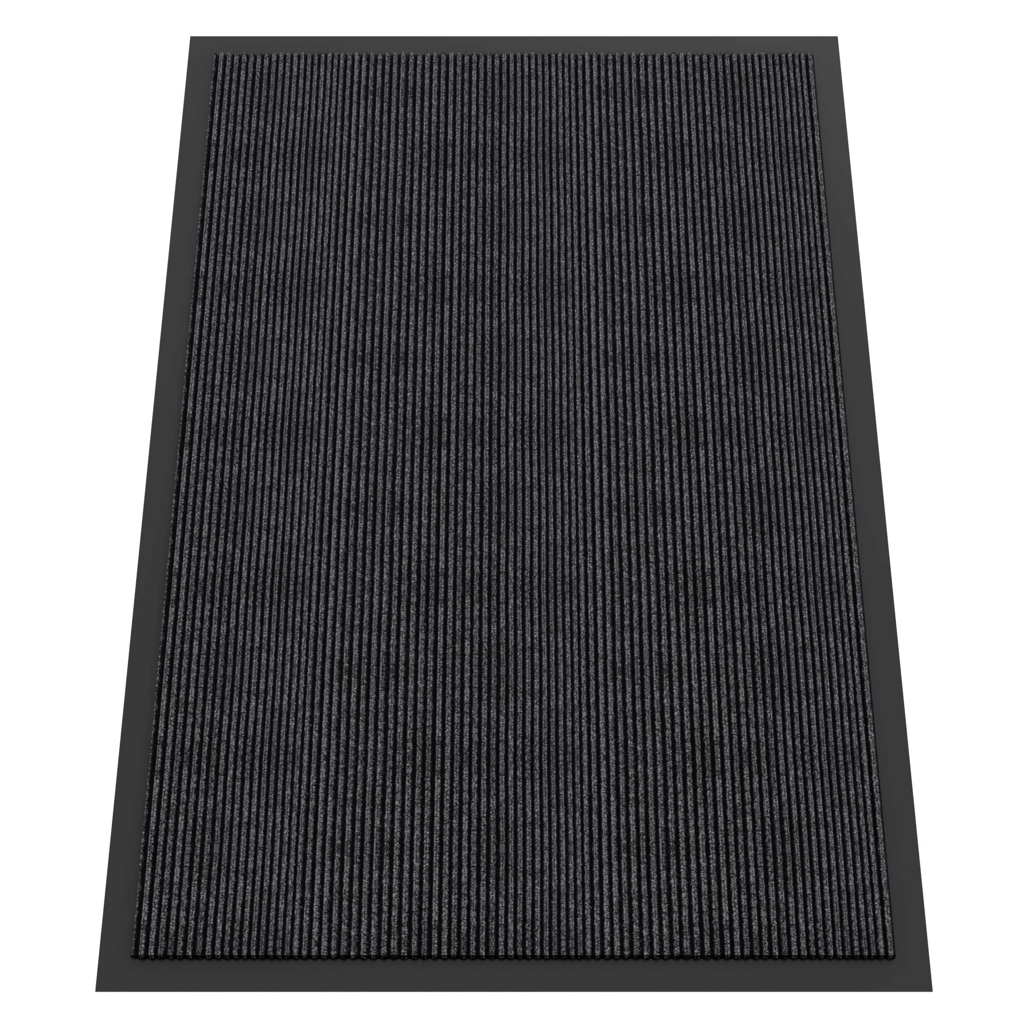 Homek Indoor Outdoor Door Mat, 4'X6' Doormat For Entryway, Rubber Backing Non Slip Front Door Mat, Super Absorbent Indoor Outdoor Entrance Mat, Commercial Outdoor Entrance Floor Mat For Home Office